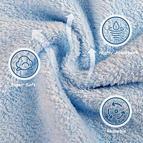 Orighty Makeup Remover Cloths, 24 Pack Microfiber Face Towels, 7 x 7 Inch - Image 4