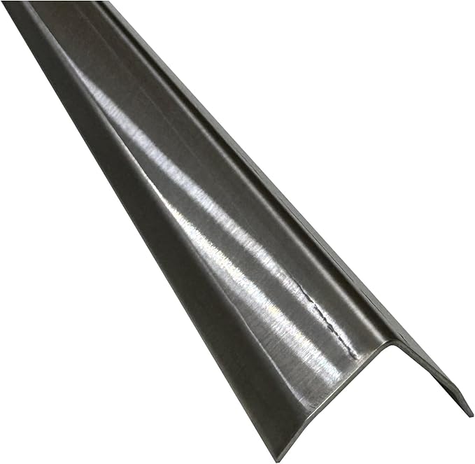 Brushed 304 Stainless Steel Corner Guards, 48" Wall Protectors, 20ga & 16ga, Available in 1/2" to 4", Multi-Pack Options (1, 2, 5, or 10) (1, 1 1/4 x 1 1/4, 16ga, with Hug Edges)