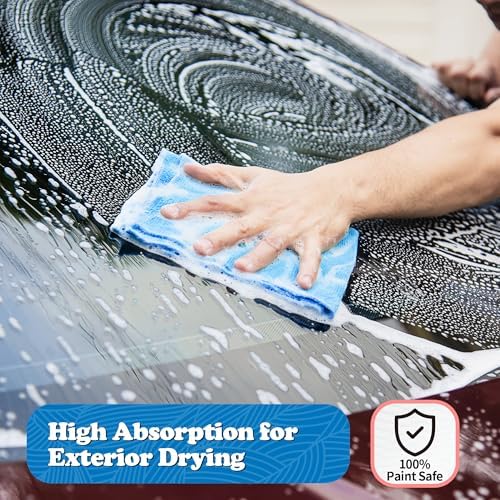 FIXSMITH Shop Towels, Microfiber Cleaning Cloth Bulk, 200 Pack Microfiber Towels - Image 5