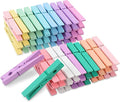 72 Pcs Wooden Clothes Pins, 2.9 Inch Clothes Pins by Phinus