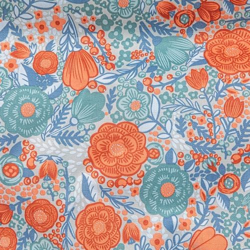 Household Essentials Flower Print Krush Container All-Purpose Utility Tote - Image 4