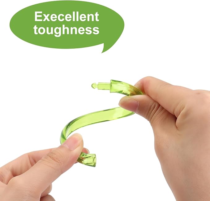 Green Shower Curtain Hooks - Image 2