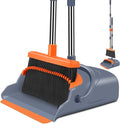 Upgrade Broom and Dustpan Set, Self-Cleaning by Kelamayi