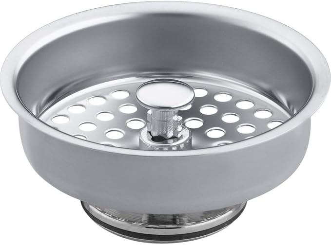 KOHLER K8803-CP Duostrainer Sink Strainer Basket, Removeable Stainless Steel - Image 4