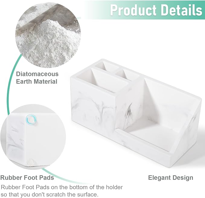Diatomite Toothbrush Holders Toothpaste Organizer - Image 5