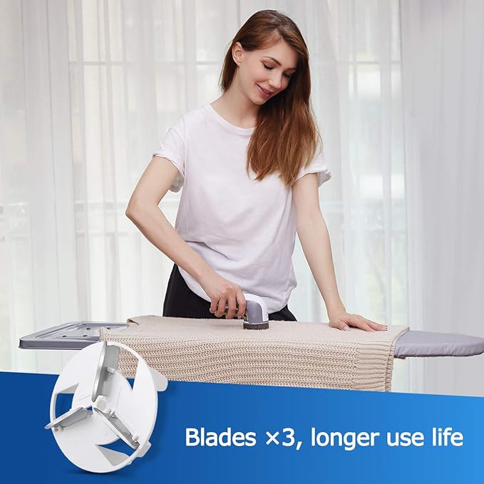 BEAUTURAL Fabric Shaver and Lint Remover, Portable Sweater Defuzzer | Battery - Image 4