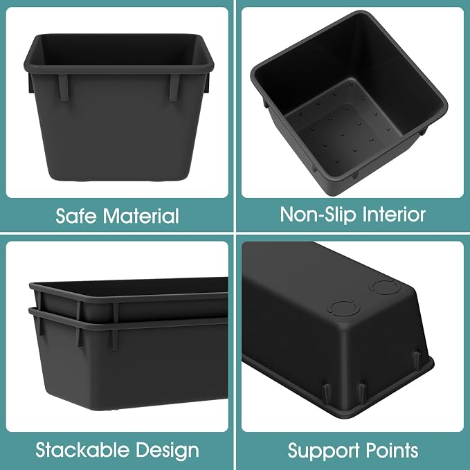 25 PCS Plastic Drawer Organizer Set, Makeup Organizers and Storage Bins | 4 - Image 3