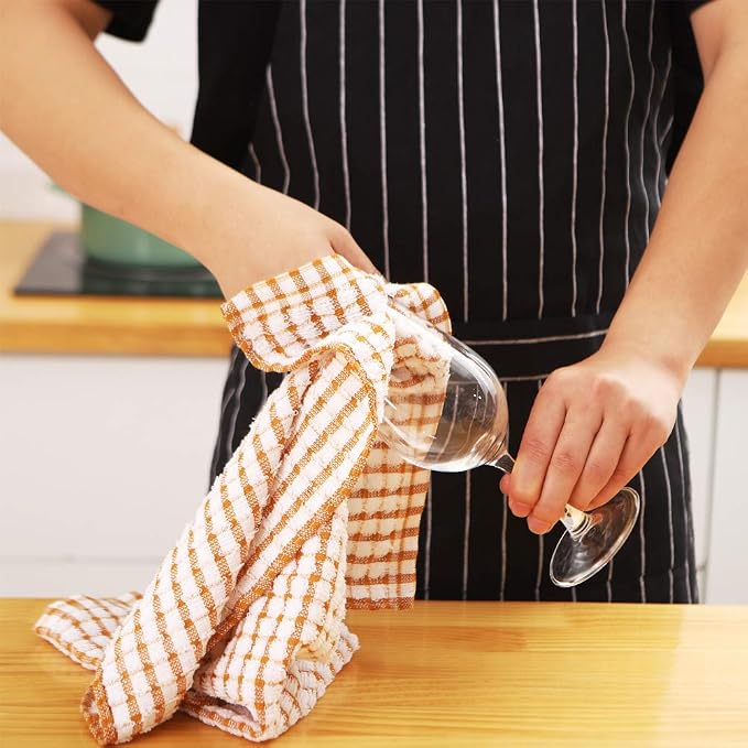 LAZI Kitchen Dish Towels, 16 Inch x 25 Inch Bulk Cotton Kitchen Towels - Image 7