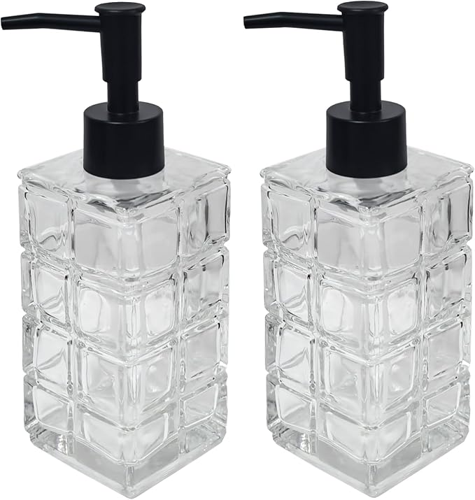 YYTSGG Clear Glass Soap Dispenser by YYTSGG