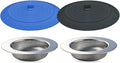 Seatery 4PCS Kitchen Sink Strainer Stopper Kit, Universal Silicone Sink Drain by Seatery
