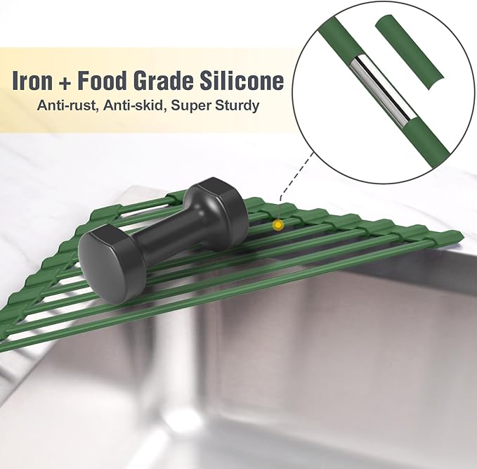 Tomorotec Roll Up Dish Drying Rack - Image 3