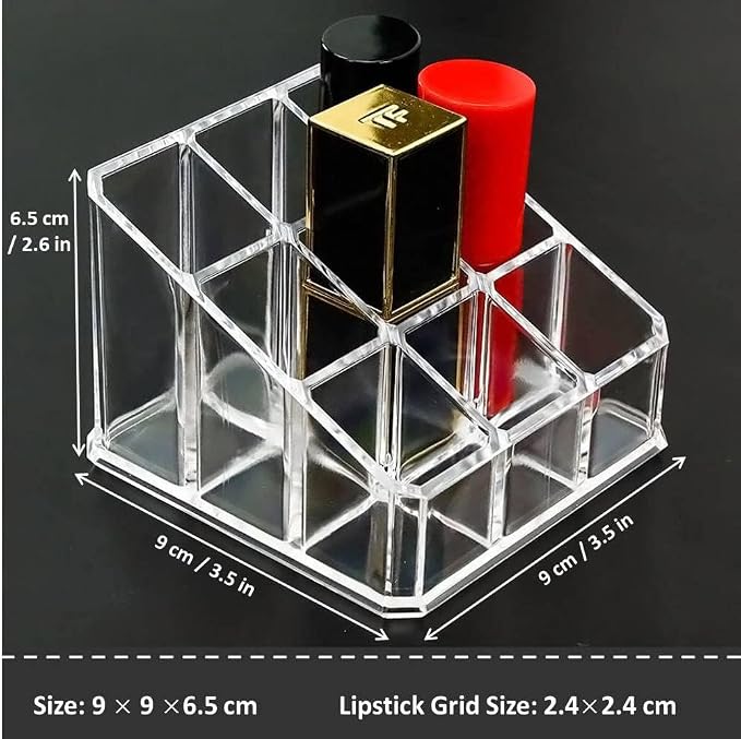 Acrylic Makeup Organizer Cosmetic Storage Display Case Makeup Brush Holder - Image 3