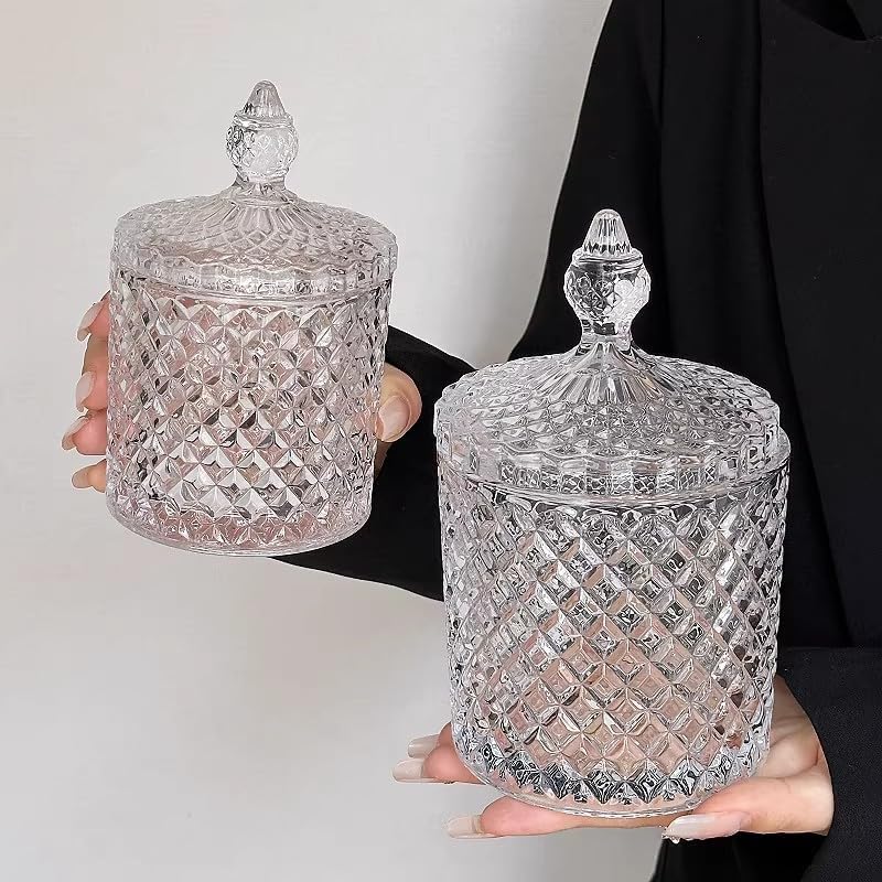 10 oz Clear Glass Candy Dish - Image 7