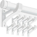 KOLAKO Curtain Rod Bracket, 10 Pack Heavy Duty Holders, Drapery Support Brackets by KOLAKO