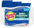 Scotch-Brite Zero Scratch Scrub Sponge, 3 Pack | Kitchen Sponges by Unknown