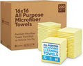 Microfiber Wholesale Bulk 16" x 16" All Purpose Towels Case Quantity | Large | by MicrofiberWholesale