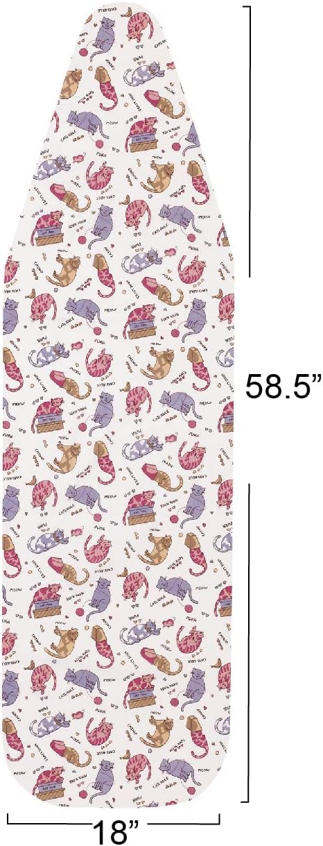 Household Essentials Deluxe Ironing Board Cover, Kool Kats - Image 2