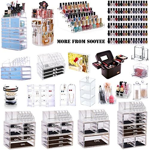 Sooyee Qtip Holder Restroom Organizer, Acrylic Q Tip Storage Organizer - Image 7