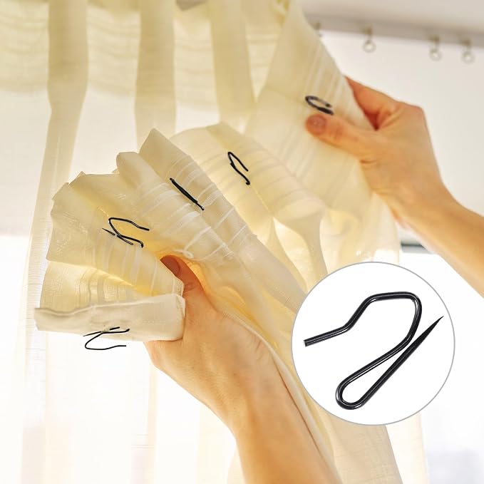Hotop 30 Pcs Metal Curtain Rings - Image 4