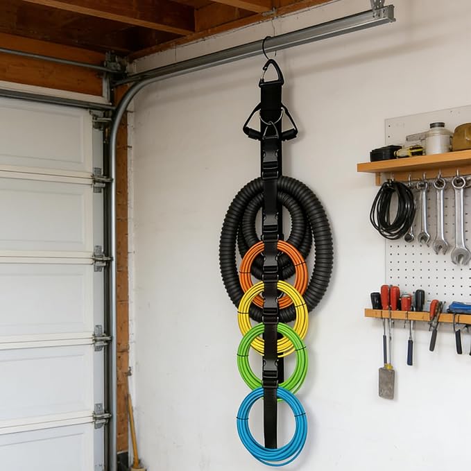 2 Pack Multi-Loop Extension Cord Organizer Hanger - Image 3