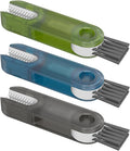 3 in 1 Cup Lid Gap Cleaning Brush Set, Mutipurpose Tiny Cup Holder Cleaner by Vanjua