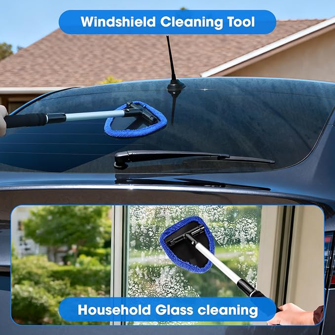 Windshield Cleaner Tool, Car Interior Cleaning Kit - Image 2