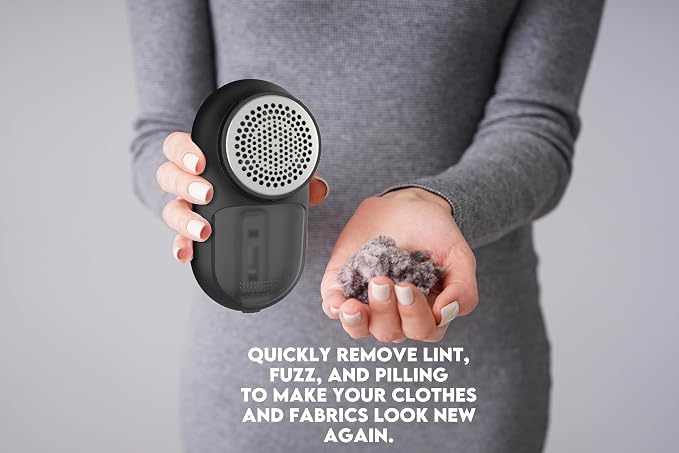 Rechargeable Fabric Shaver, Lemontec Battery-Operated Lint Remover & Sweater - Image 3