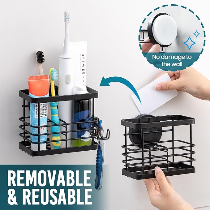 TAILI Powerful Suction Cup Toothbrush Holders - Image 6