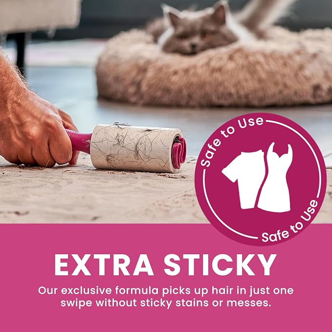 Lint Rollers for Pet Hair Extra Sticky, Special Cover Design, Pet Hair Remover - Image 6