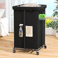 Laundry Hamper with Wheels, 150L Rolling Laundry Basket with Bag & Handles by OLLDIDE