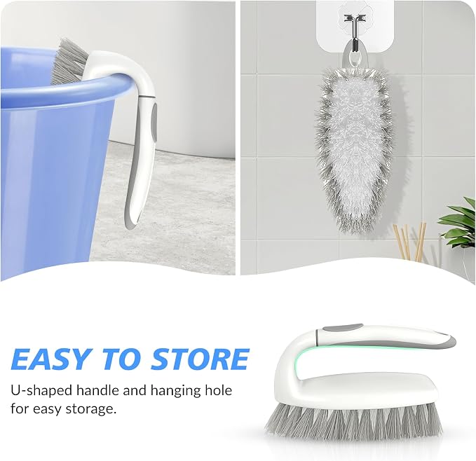 SetSail Heavy Duty Scrub Brush, 2 Pack Cleaning Brush Set - Image 6