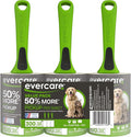 Evercare Pet Hair Lint Rollers All Purpose Use 100 Easy-Tear Sheets Per Roll by Evercare