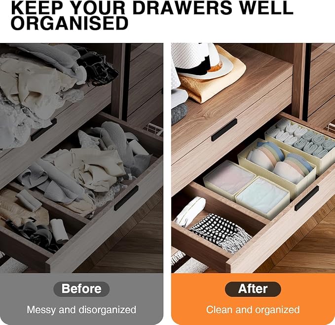 DIMJ Drawer Organizer Clothes 18 Pack - Image 5