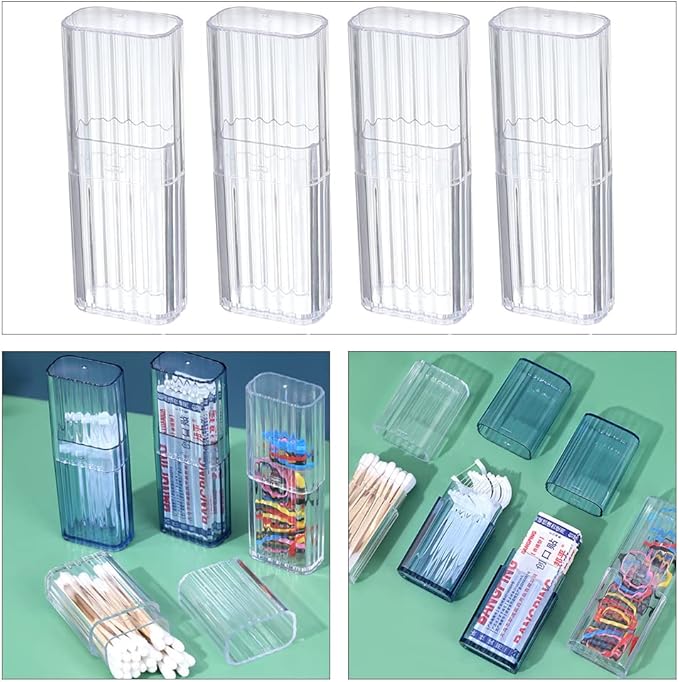 JIEDALIN 4 Pcs Cotton Swab Holder - Image 3