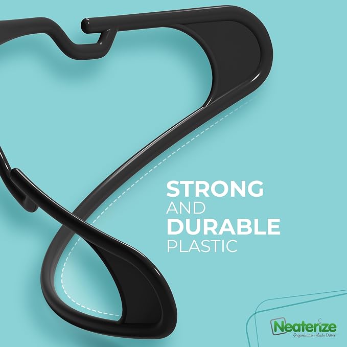 NEATERIZE Clothes Hangers Plastic 20 Pack - Image 6