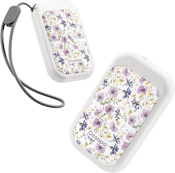 OCOOPA AI Magnetic Hand Warmers Rechargeable 2 Pack, 5000mAh Ultra-Thin Electric Glove Heater Handwarmer,UL Certified, Men Women Gifts for Christmas,Birthday,Winter Essentials,UT4 Young