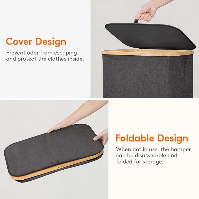 Lifewit 105L Laundry Basket - Image 6