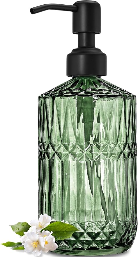 JASAI 18 Oz Green Soap Dispenser by JASAIHOME