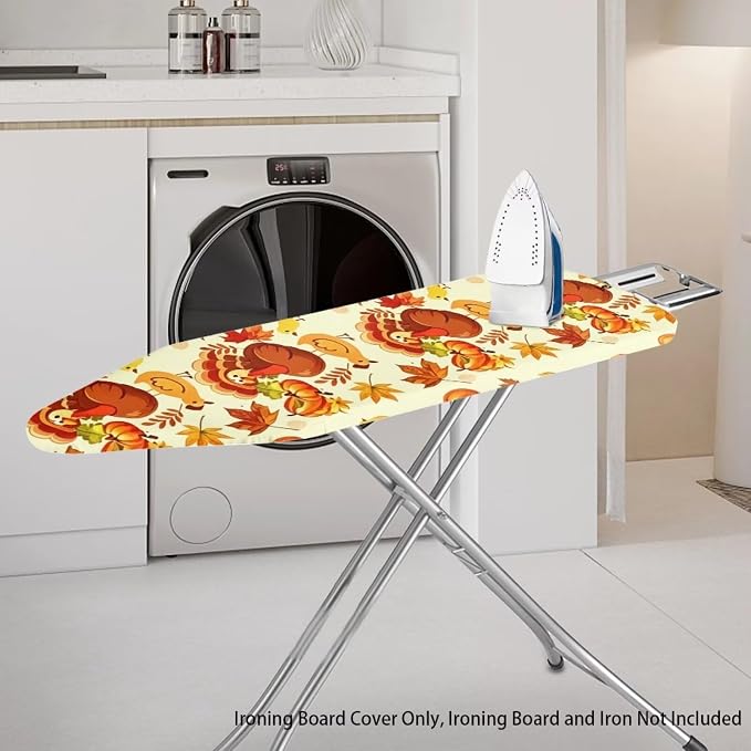 Thanksgiving Turkey Ironing Board Cover and Pad Heat Reflective Stain Resistant - Image 2