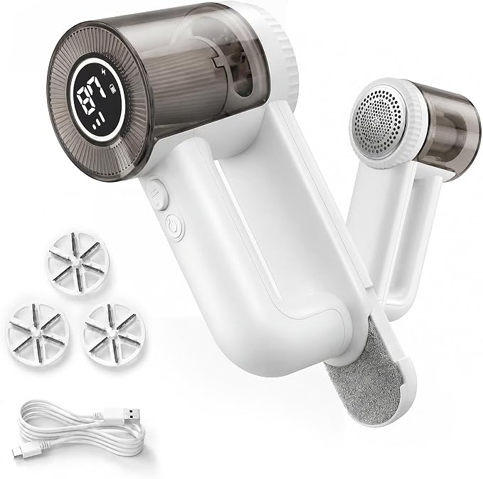 Fabric Shaver Rechargeable, 9500RPM Electric Lint Remover by Letaclanic