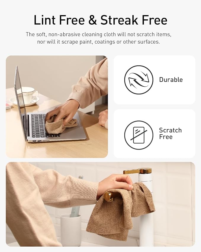Fantasticlean Microfiber Cleaning Cloth Roll- 75 Sheets, Tear-away Microfiber - Image 3