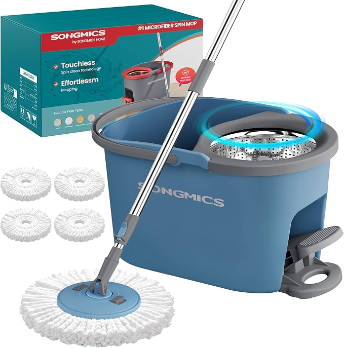 SONGMICS Spin Mop and Bucket Set by Unknown