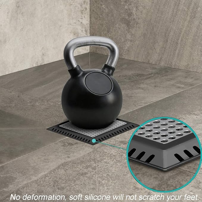 Aojuxix Shower Drain Hair Catcher/Drain Protector/Shower Drain Cover | - Image 4