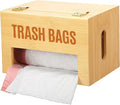Bamboo Trash Bag Dispenser Holder by Libreshine