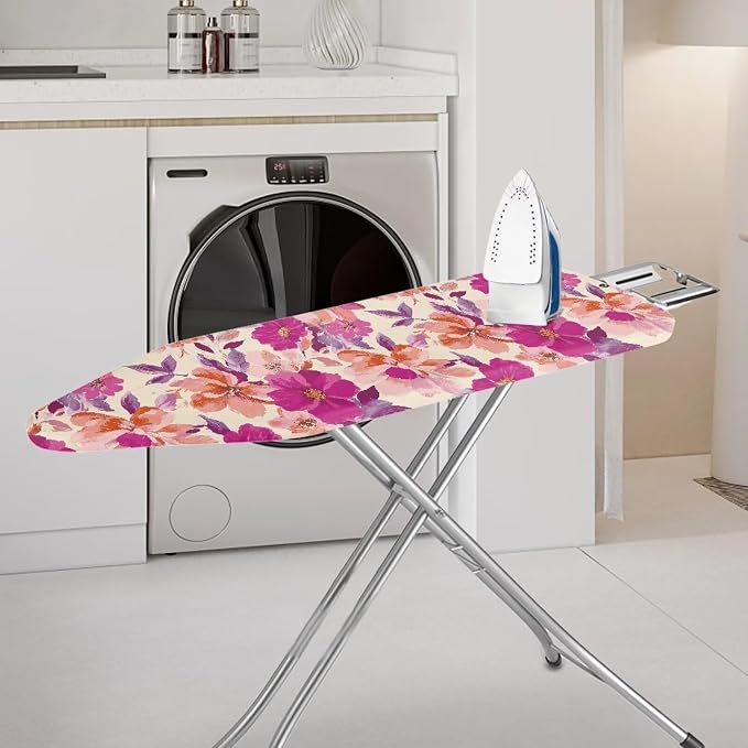 Floral Painting Ironing Board Cover Elastic Edge Heavy Duty Iron Pad Covers - Image 2