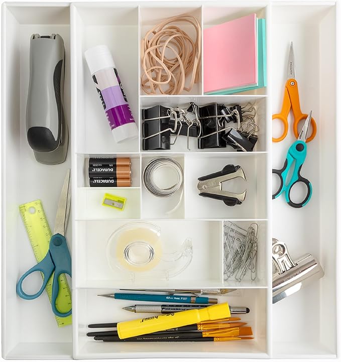 Dial Industries Expandable Junk Drawer Desk Organizer Storage Tray | Adjusts to - Image 5