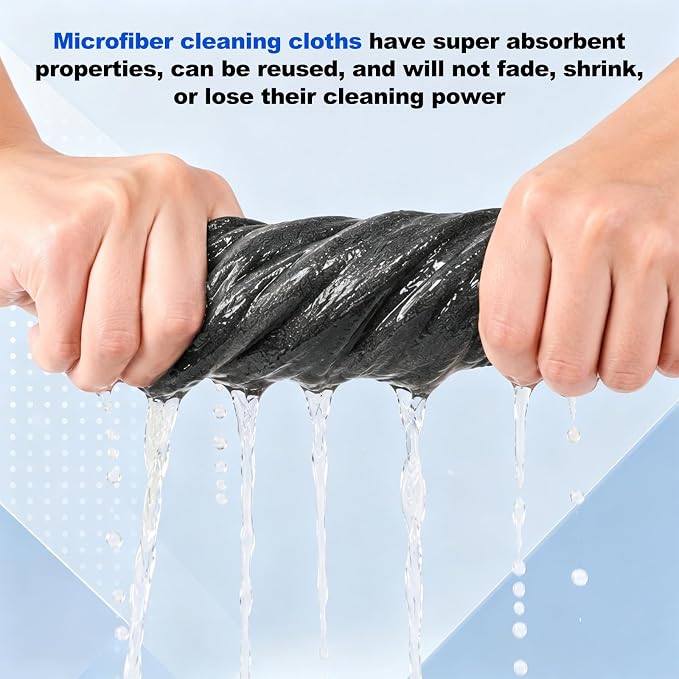 Yicengy 6-Pack Genie Magic Cleaning Cloth, Microfiber Cleaning Cloths 16x12 Inch - Image 7
