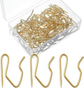 Outus 58 Pack Metal Curtain Hooks Pin-On Drapery 1.2x1, by Outus