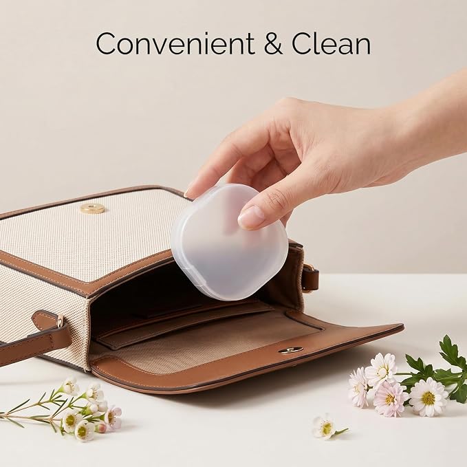 2 PCS Cotton Round Holder, Toner Pad Travel Case - Image 6