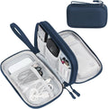 FYY Electronic Organizer, Travel Tech Pouch Bag, Cable Organizer Navy | Wrist by FYY